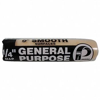 PREMIER Paint Roller Cover 9 L 1/4 Nap Polyester, 29UT35