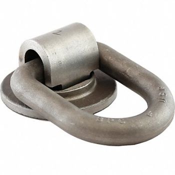 BUYERS PRODUCTS D-Rings Gray 4x3 in Steel, 29UZ64