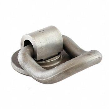 BUYERS PRODUCTS D-Rings Gray 3-1/2x3 in Steel, 29UZ65