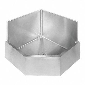 JUST MANUFACTURING Just Mfg Mop Sink Corner 30inx30inx8in, 29VM79
