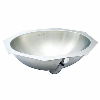 JUST MANUFACTURING Just Sink Oval 17-1/2inx12-1/2inx5-1/2in, 29VM95