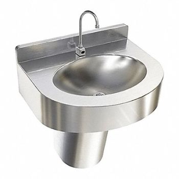 JUST MANUFACTURING Just Mfg Sink Oval 17-1/2inx12-1/2inx7in, 29VM97