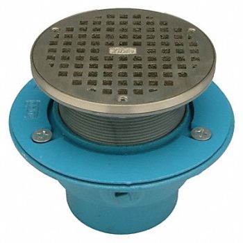 ZURN Round Floor Drain Cast Iron No Hub, 29VN21