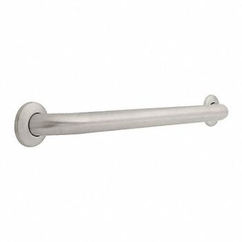 FRANKLIN BRASS Grab Bar SS Unfinished 24 in L, 29WJ19