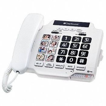 CLEARSOUNDS Telephone Corded White, 29WJ83