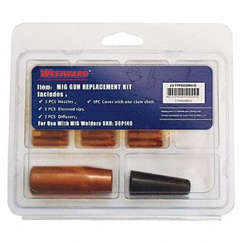 WESTWARD Plasma Torch Kit For Torch, 29WK75
