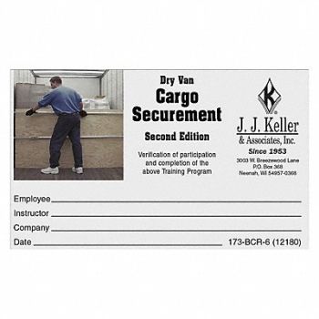 JJ KELLER Training DVD Regulatory Compliance PK50, 29WM45