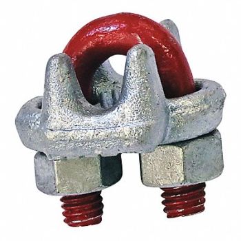 CROSBY Wire Rope Clip U-Bolt 1/8in, 29WP16
