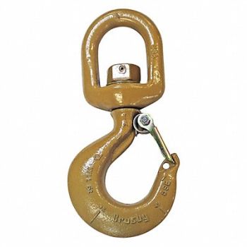 CROSBY Swivel Hook Alloy Steel 10 000 lb Gold, 29WR16