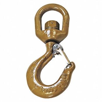 CROSBY Swivel Hook Alloy Steel 44 000 lb Gold, 29WR20