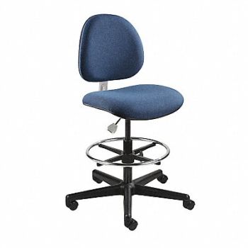 BEVCO ESD Task Chair Fabric Navy, 29WU86