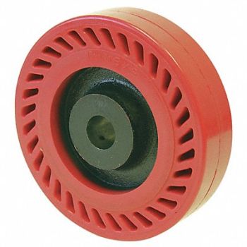 GRAINGER APPROVED ShockAbsorbing PUR Tread Iron Core Wheel, 29XV08