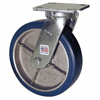 RWM Kingpinless Plate Caster Swivel 1500 lb., 29XV27