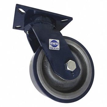 RWM Kingpinless Plate Caster Swivel 4000 lb., 53CH44