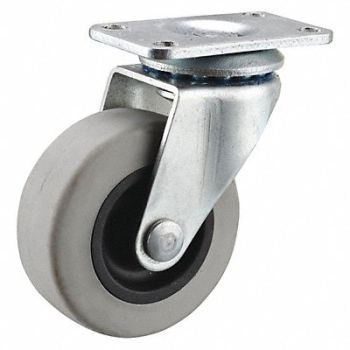 GRAINGER APPROVED NSF-Listed Plate Caster Swivel 80 lb., 29XW87