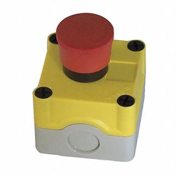 HOFFMAN Push Buttn Cntrol Station Emergency Stop, 29YK51