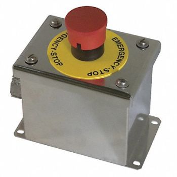 HOFFMAN Push Button Control Station 1NC 22mm, 29YK57