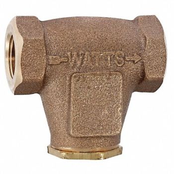 WATTS Inline Strainer 2 3/16 H 3/8 Inlet, 29YL65