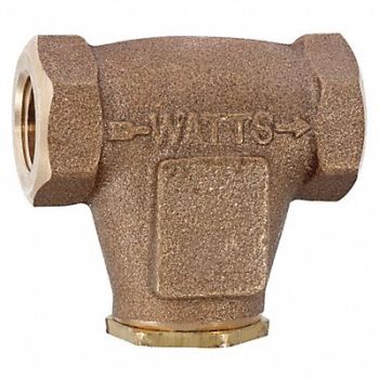 WATTS Inline Strainer 2 5/8 H 1/2 Inlet, 29YL66