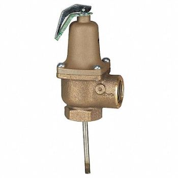 WATTS Temperature Pressure Relief Valve 150psi, 29YM16