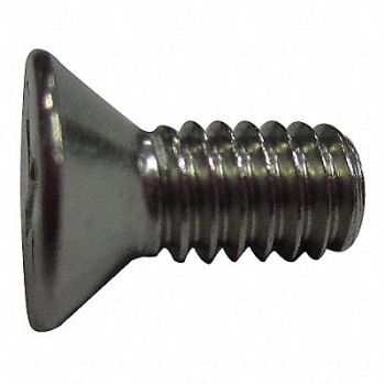GRAINGER APPROVED MS #4-40 Plain 1/4 L 100PK, 2AA54