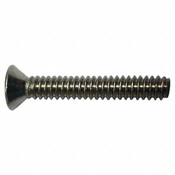 GRAINGER APPROVED MS #6-32 Plain 1/2 L 100PK, 2AA88