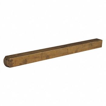 GRAINGER APPROVED Square Stock 0.500 1/2 W 3 ft., 1PVR7
