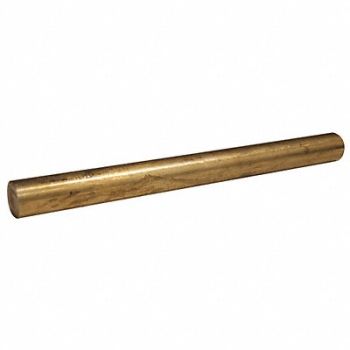 GRAINGER APPROVED Rod Brass 360 1 1/2 Dia x 6 Ft L, 2ABJ9
