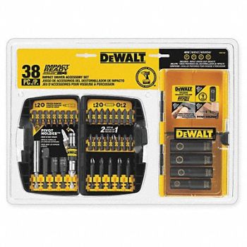 DEWALT Screwdriver Bit Set 38 Pieces 1/4 Shank, 2AEX8