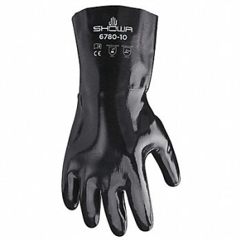 SHOWA H0559 Chemical Resistant Glove 12 L Sz 10 PR, 2AF29