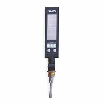 TRERICE Digital Solar Powered Thermometer Blue, 2AFK1