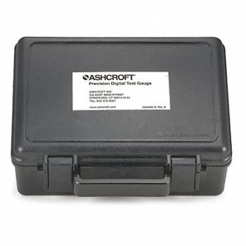 ASHCROFT Hard Carrying Case 7 in H 4 In D Black, 2AFY9
