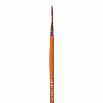 WOOSTER Paint Brush #0 Artist Red Sable Soft, 2AJN7