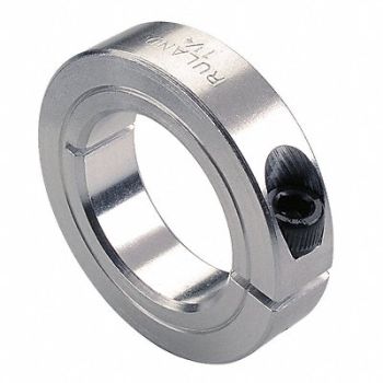 RULAND MANUFACTURING Shaft Collar Clamp 1Pc 8mm 2024 Aluminum, 2AMB5