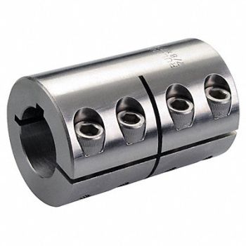 RULAND MANUFACTURING Rigid Shaft Coupling Clamp 35mm L, 2AMT1
