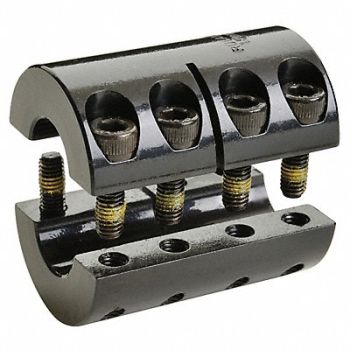 RULAND MANUFACTURING Rigid Shaft Coupling Clamp 83mm L, 2ANX3