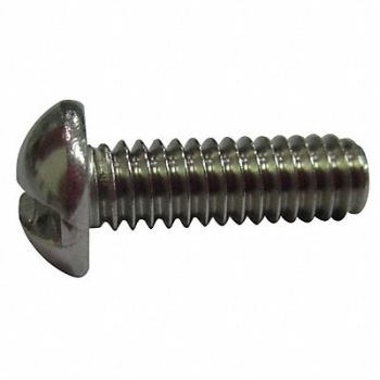 GRAINGER APPROVED MS #10-32 Plain 1/2 L 100PK, 2BA27