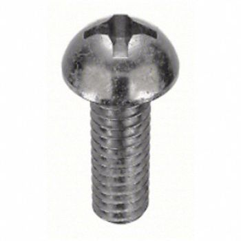 GRAINGER APPROVED Mach Screw Rnd 8-32x1 1/2 L PK100, 2BB47