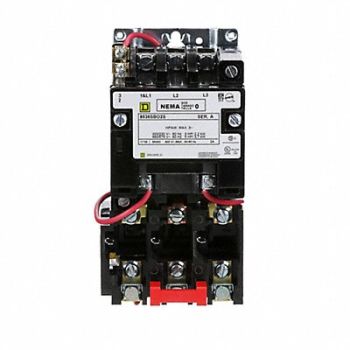 SQUARE D Magnetic Motor Starter NEMA 24V 3P 18A, 2BX26