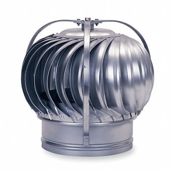 EMPIRE Steel 19.75 H 22.75 W 21lb Wind Turbine, 2C532