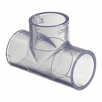 GRAINGER APPROVED Tee 4 in Pipe Size Schedule 40 Socket, 2CEX2