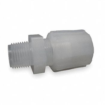 PARGRIP Strt Adptr PFA Comp 1/4Inx1/2In, 2CFY9