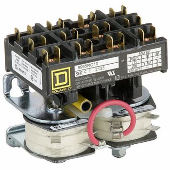SQUARE D Hoist Contactor 120VAC w/JumperStraps 3P, 2CG17