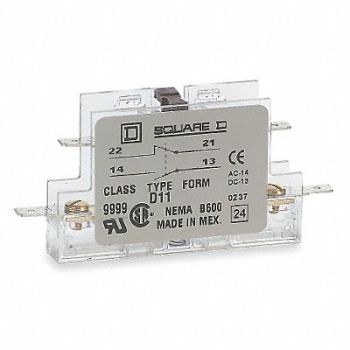 SQUARE D Auxiliary Contact 2 NO, 2CG38