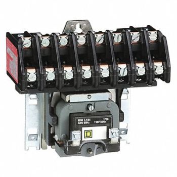 SQUARE D H5205 Lighting Contactr 8P 120V Open ElecHeld, 2CG69