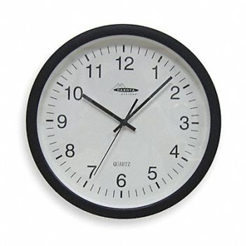 GRAINGER APPROVED Wall Clock Analog Battery, 2CHZ4