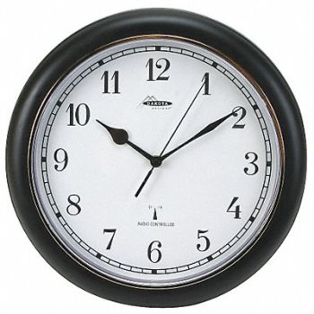 GRAINGER APPROVED Wall Clock Analog Battery, 2CJA3