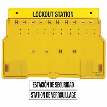 MASTER LOCK Lockout Station Unfilled 15-1/2 In H, 2CJK5
