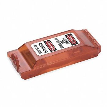 MASTER LOCK Wall Switch Lockout Red 5/16 in Dia., 2CJK9