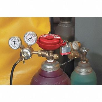 MASTER LOCK Gas Valve Lockout Fits Handle Size 3, 2CJN2